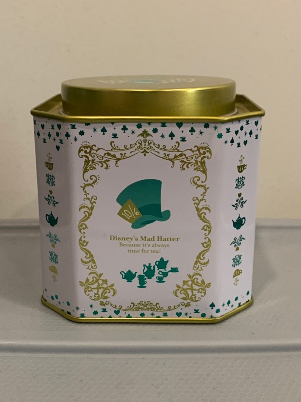 Harney & Sons Disney Mad Hatter Alice In Wonderland Tea Tin